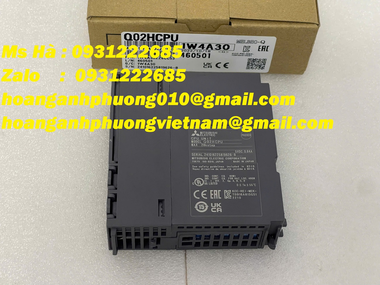 Nhà cung cấp dòng Mitsubishi Q02HCPU nhập - giao nhanh chóng